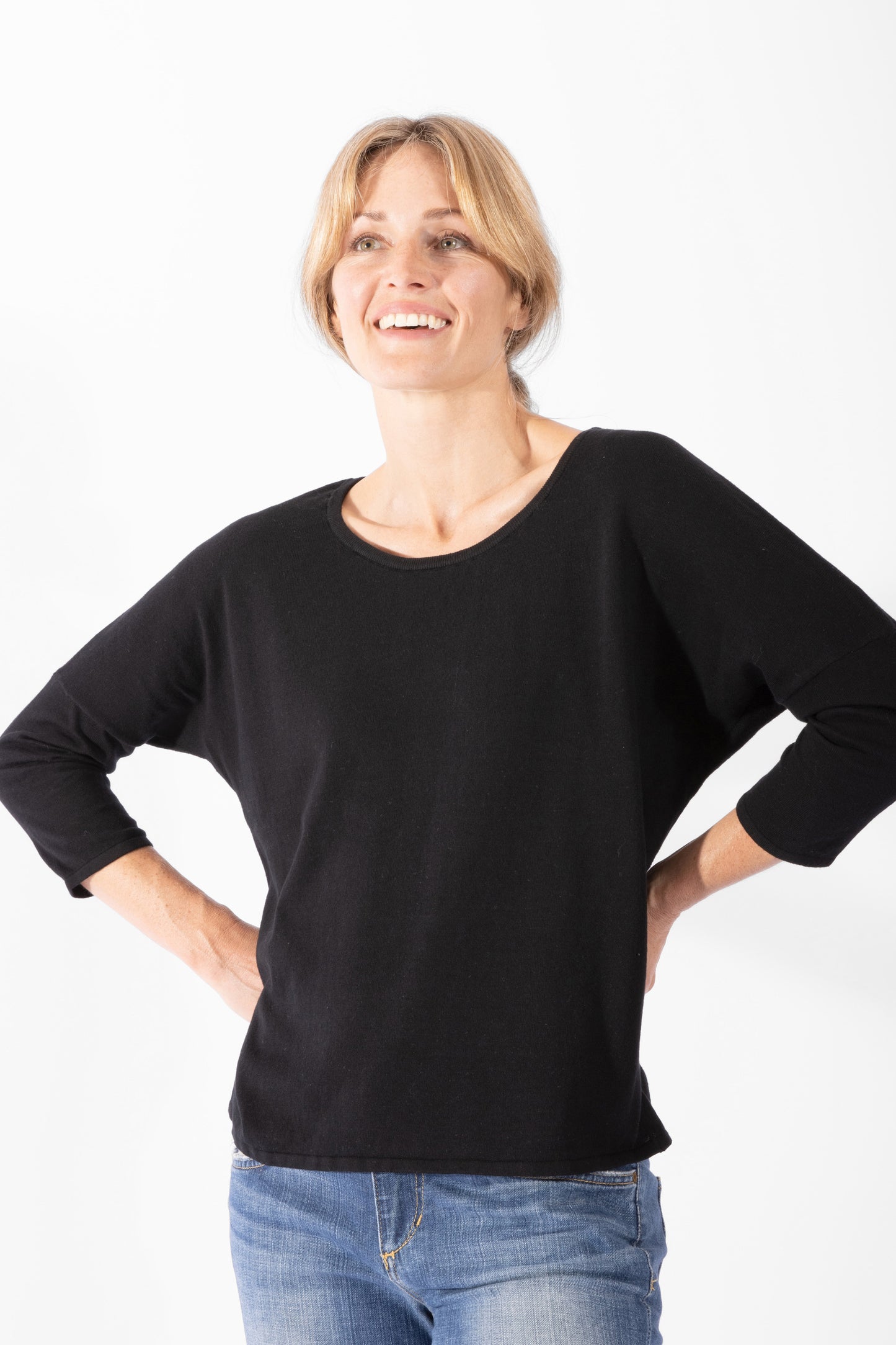 
                  
                    Magyar Knit Top - Black
                  
                