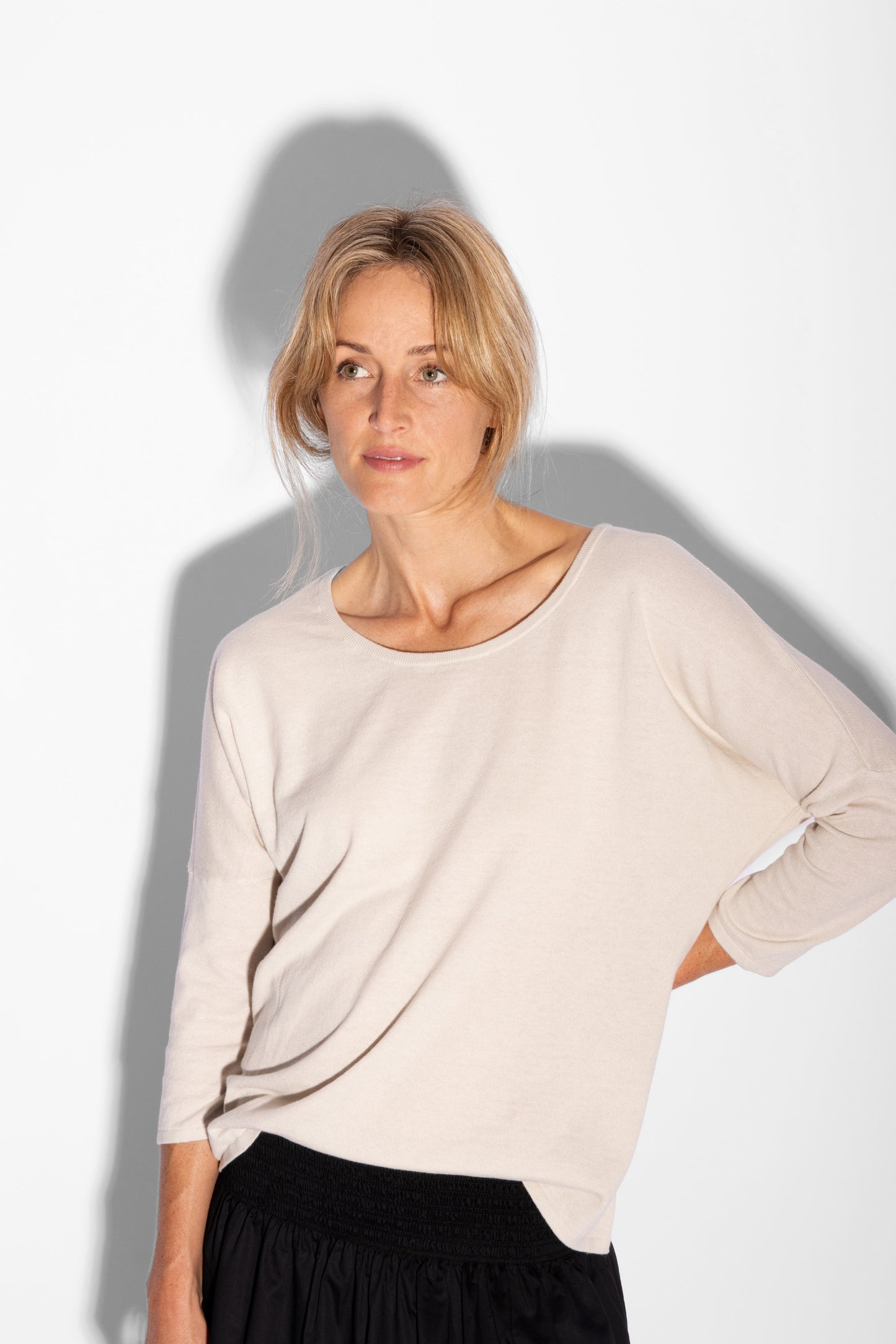 
                  
                    Magyar Knit Top - Oat
                  
                