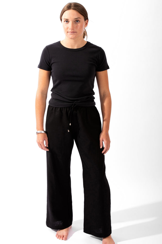 
                  
                    Linen Pant - Black
                  
                