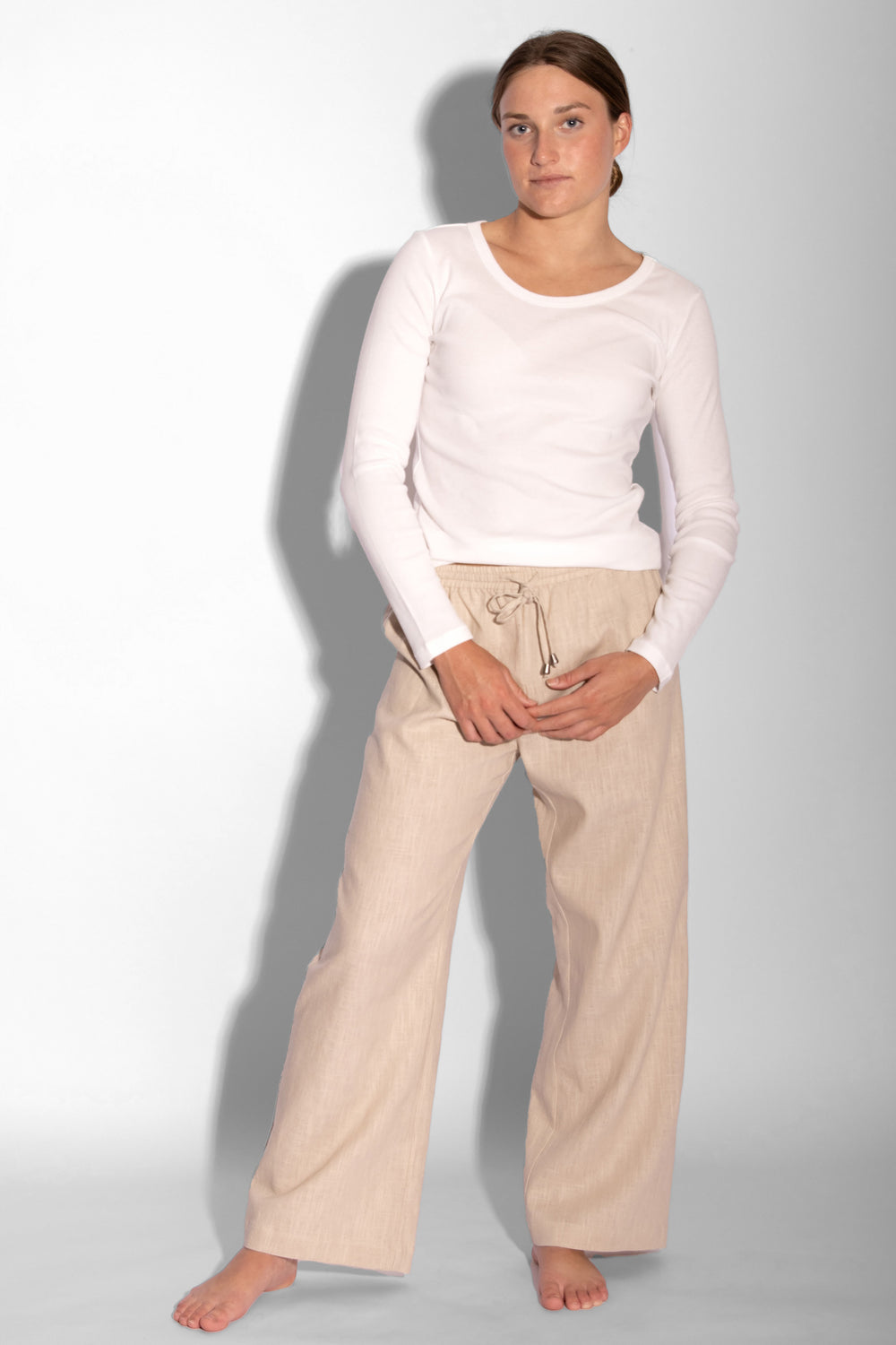 Linen Pant - Oat