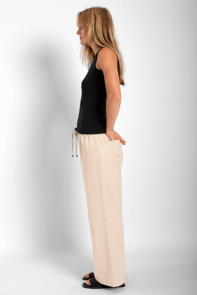 
                  
                    Linen Pant - Oat
                  
                
