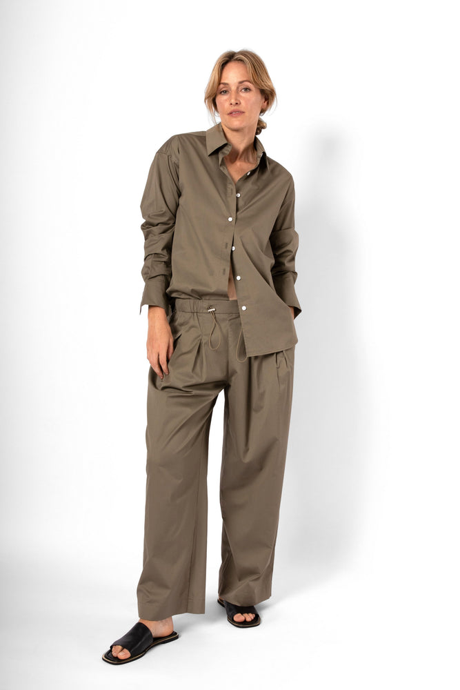 
                  
                    Relaxed Button-through Shirt - Khaki
                  
                