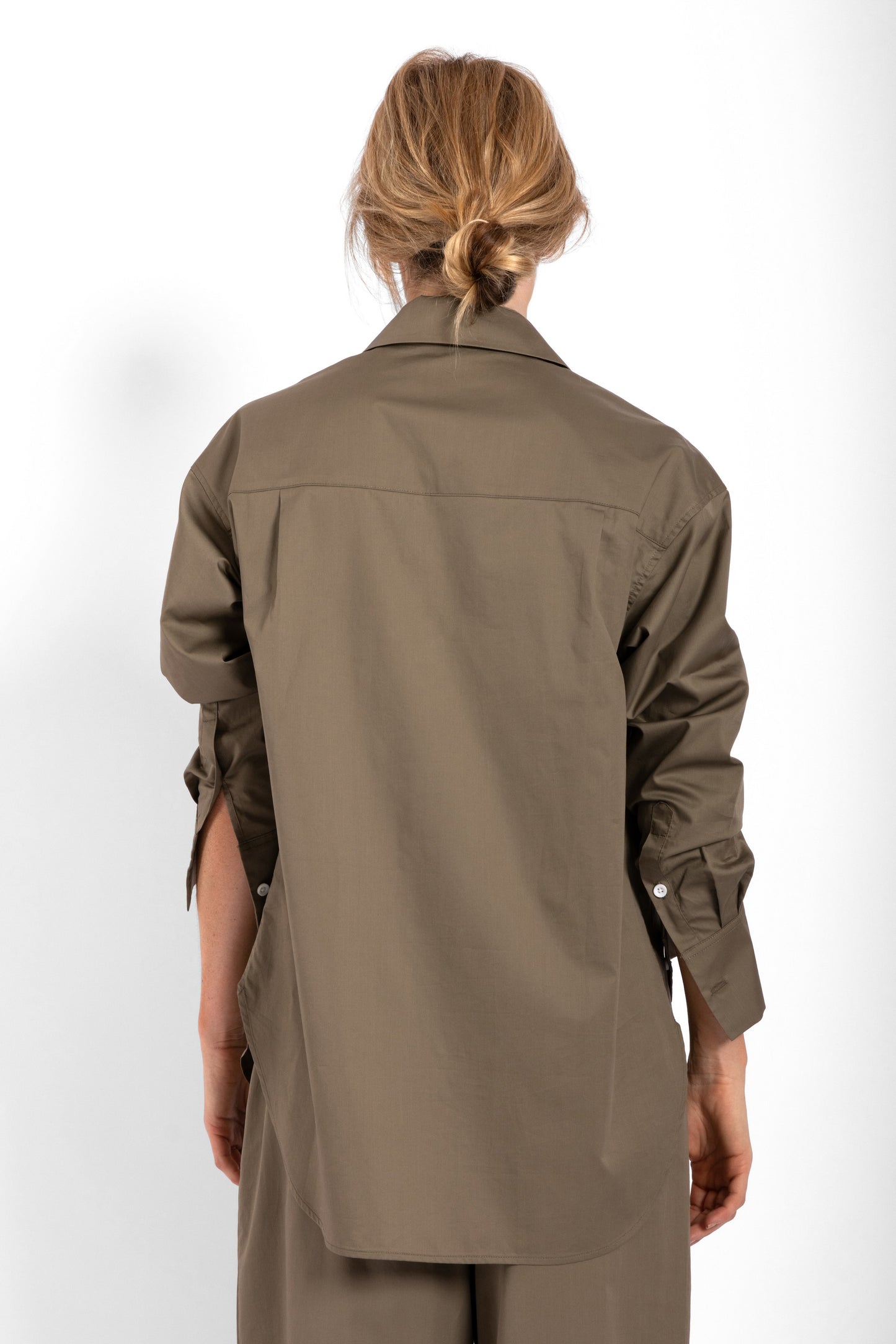 
                  
                    Relaxed Button-through Shirt - Khaki
                  
                