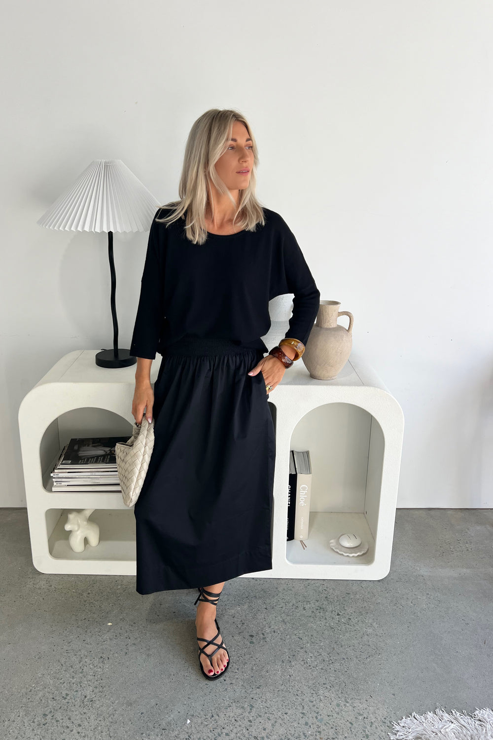 Magyar Knit Top - Black